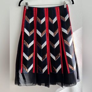 EMILIO PUCCI
Silk Knee-Length Skirt US 6